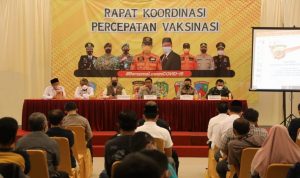 Rapat Koordinasi Percepatan Vaksinasi