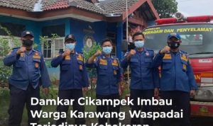 Damkar Cikampek Imbau Warga Karawang Waspadai Terjadinya Kebakaran