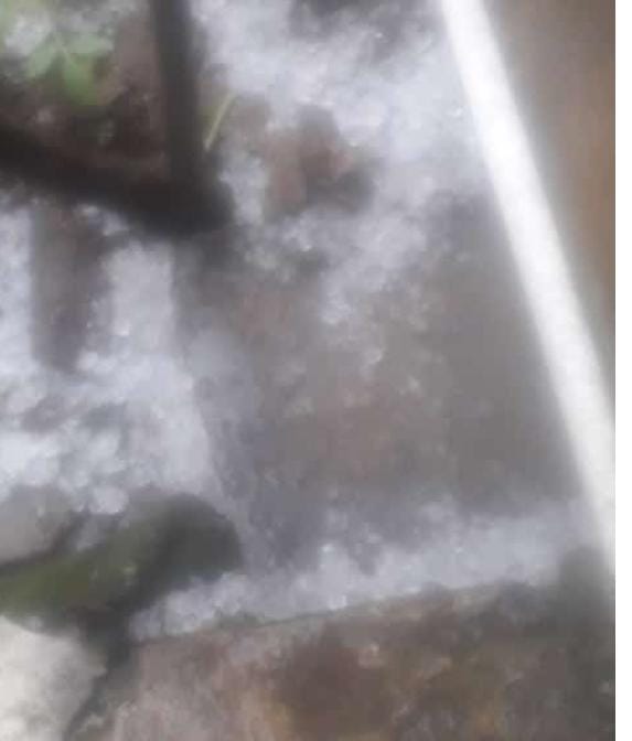 Fenomena Hujan Es Di Desa Kalapagunung, Kecamatan Kramatmulya, Kabupaten Kuningan Hebohkan Warga